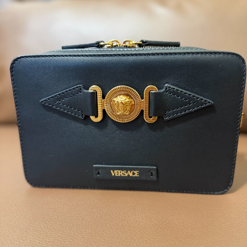 VERSACE La Medusa 黑金相機包-6