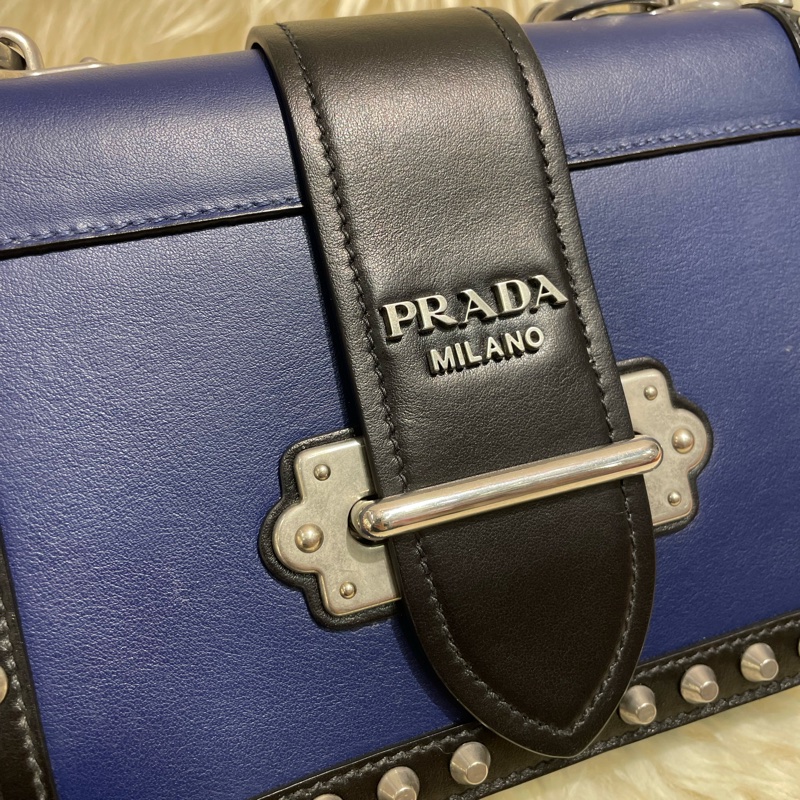 Prada 窩釘鏈帶Flap Bag-7