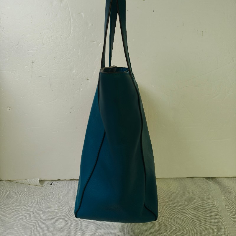 🫅女神購物節狂降（原$16800）‼️只到3/15⏰㊣✨ LOEWE ✨羅威 土耳其藍 湖水藍  小牛皮 托特包 手提包/二手包/二手精品🌳二手樹屋🌳-2