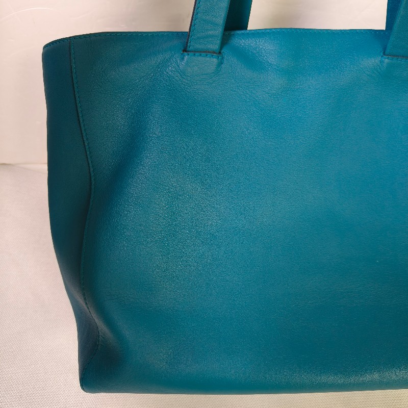 🫅女神購物節狂降（原$16800）‼️只到3/15⏰㊣✨ LOEWE ✨羅威 土耳其藍 湖水藍  小牛皮 托特包 手提包/二手包/二手精品🌳二手樹屋🌳-13