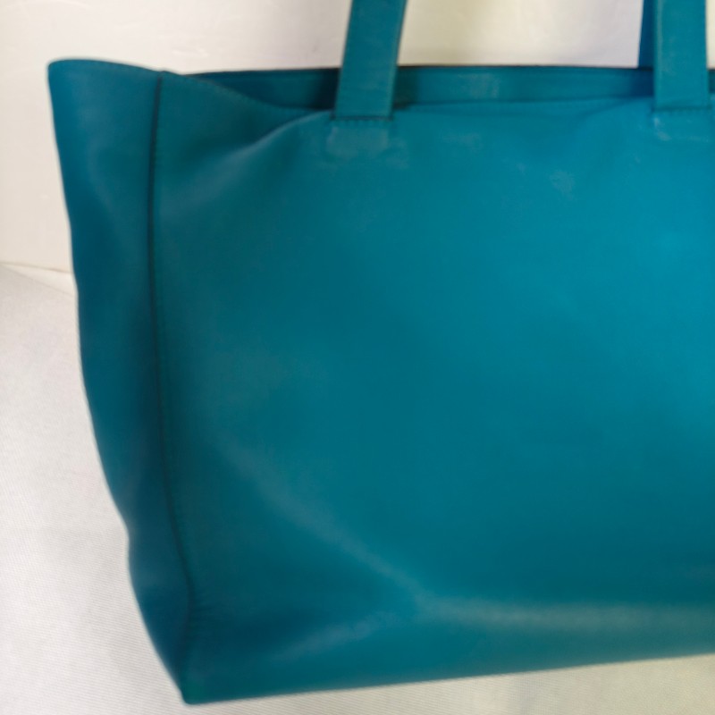 🫅女神購物節狂降（原$16800）‼️只到3/15⏰㊣✨ LOEWE ✨羅威 土耳其藍 湖水藍  小牛皮 托特包 手提包/二手包/二手精品🌳二手樹屋🌳-18