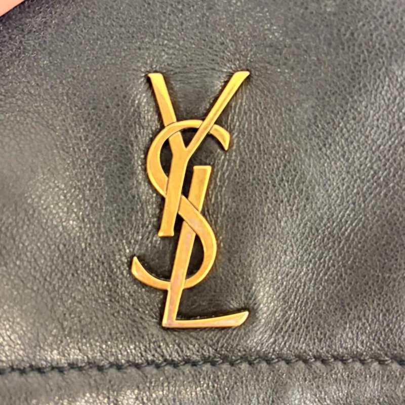 Ysl • Nolita 經典黑金小羊皮手袋 全配 在台現貨-8