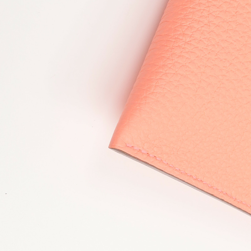 HERMES Togo皮革Bazar Pouch PM銀扣手拿包Flamingo-4