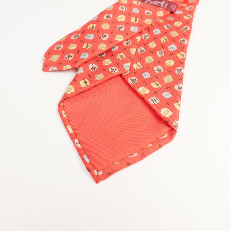 HERMES 絲質Tie領帶-3