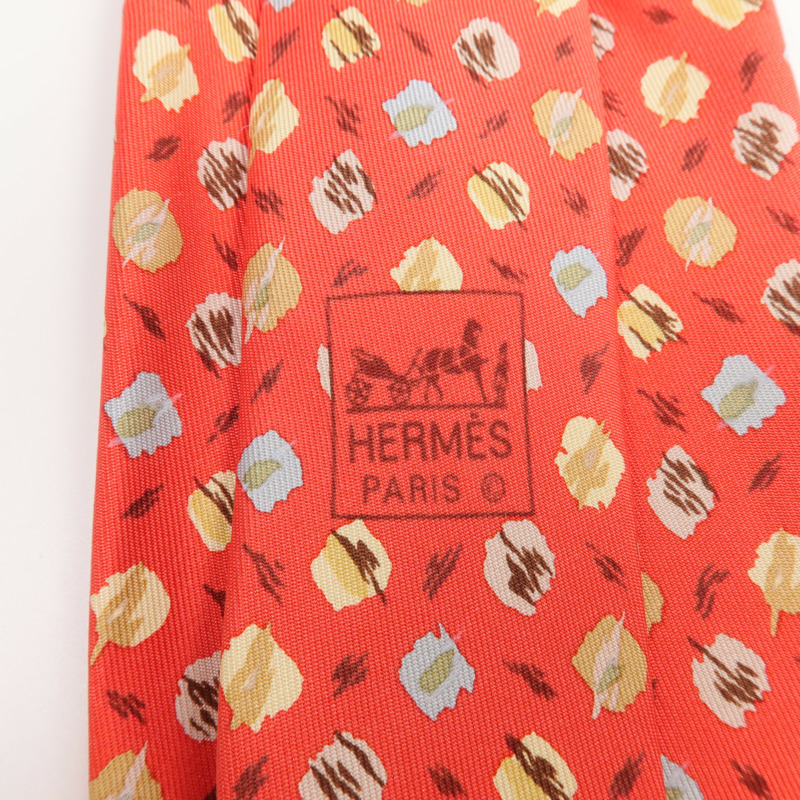 HERMES 絲質Tie領帶-6