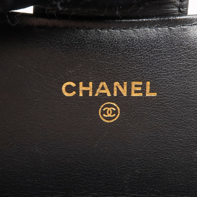 CHANEL 牛皮皮革Long Wallet金扣長錢包-12