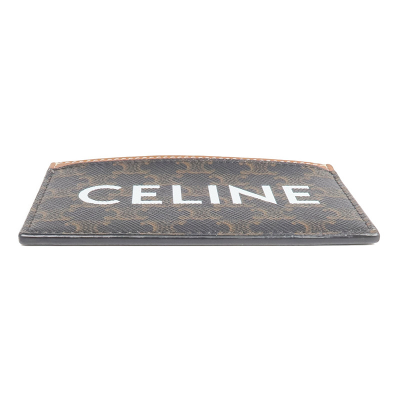 CELINE 塗層帆布/牛皮皮革Card Holder卡片套-5