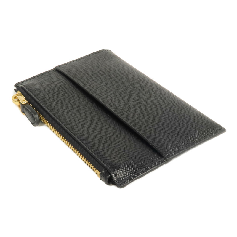 PRADA 牛皮皮革Coin Card Holder金扣卡片套/鎖匙包-4