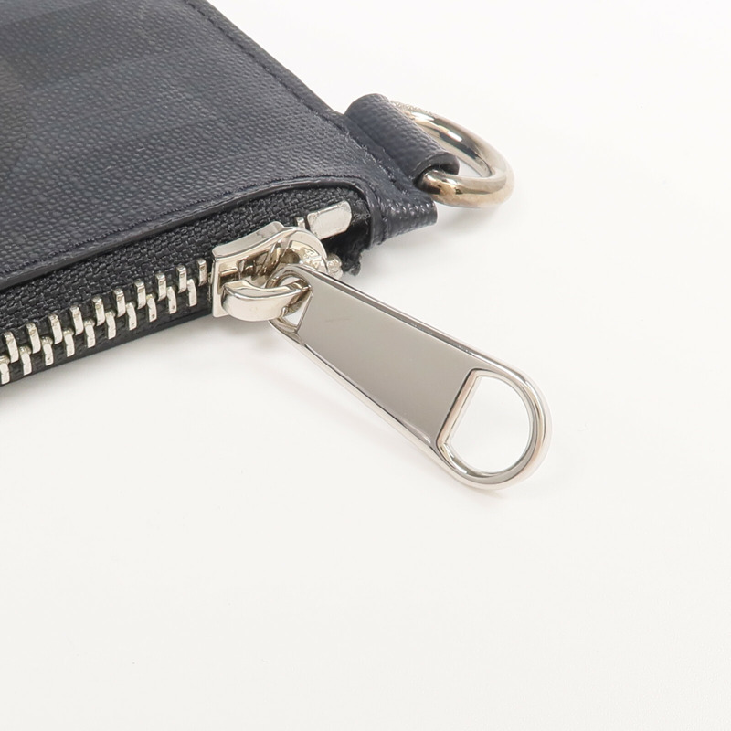 BURBERRY 塗層帆布Pouch銀扣手拿包-5