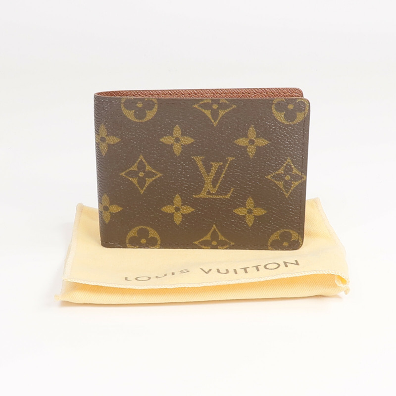 LOUIS VUITTON Monogram Bi-fold Wallet錢包-11