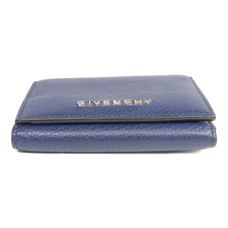 GIVENCHY 牛皮皮革Pandora Trifold Wallet銀扣錢包-5