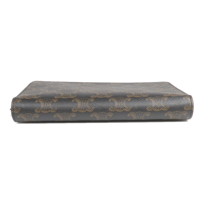 CELINE 塗層帆布Long Wallet銀扣長錢包-3