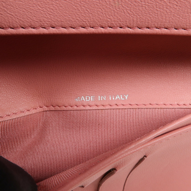 CHANEL 羊皮皮革Long Wallet銀扣長錢包-14