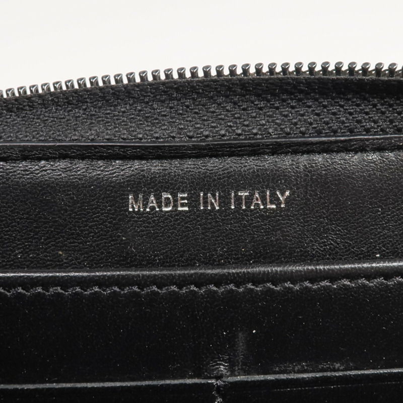 CHANEL 羊皮皮革Boy Long Wallet銀扣長錢包-13