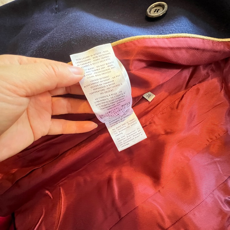 Gucci學院風外套36碼-6