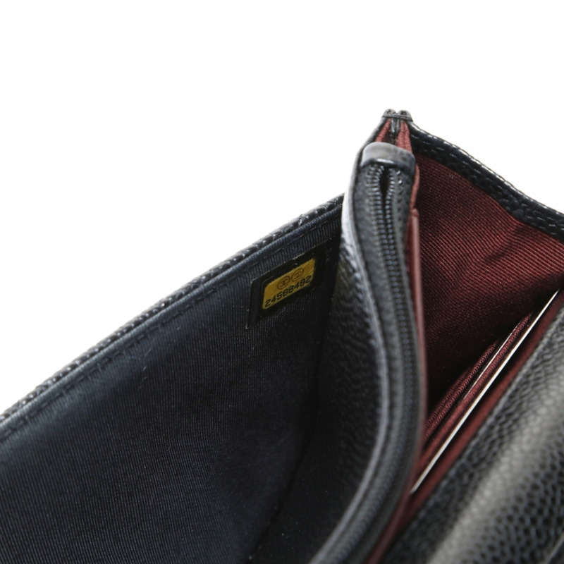 香奈兒 Matelasse 鏈條錢包單肩包 黑色 WS26626-10