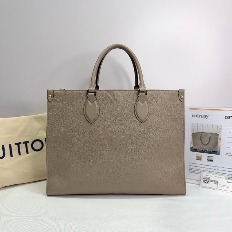 LV OnTheGo MM大象灰托特包-0