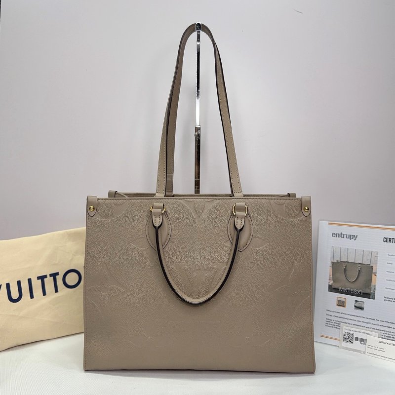 LV OnTheGo MM大象灰托特包-1