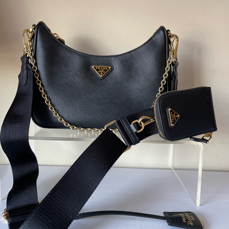 Prada Re-Edition 2005 Saffiano 皮革手袋-0