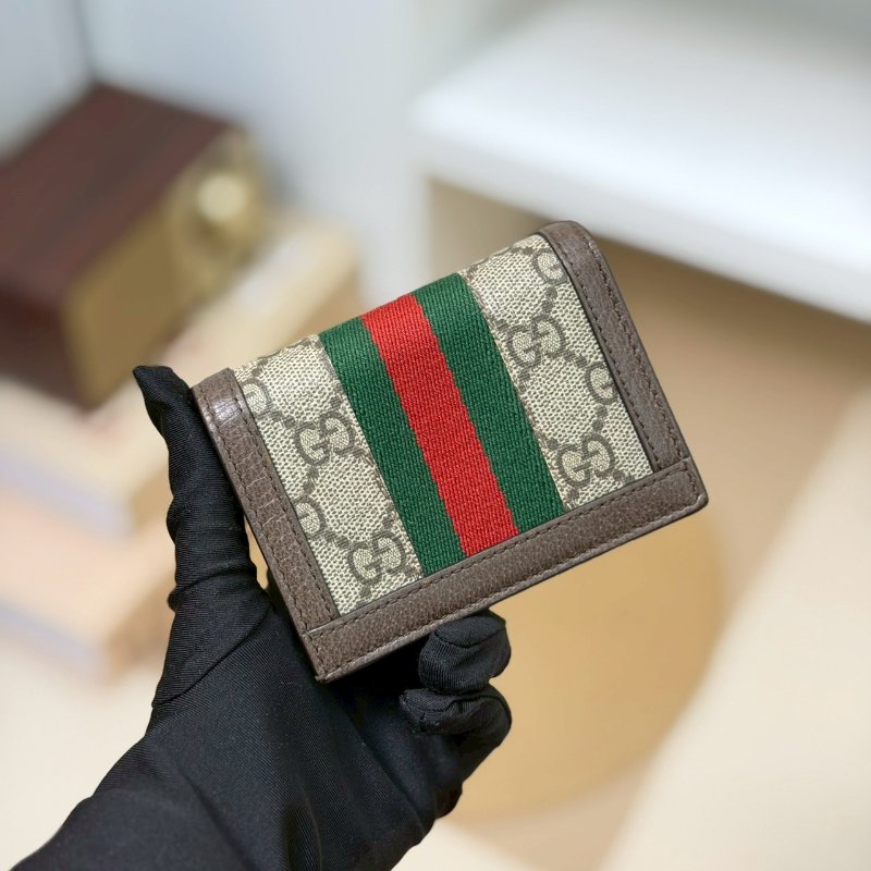 🏷️Gucci 古馳．Ophidia 對開短夾/客人寄賣-1