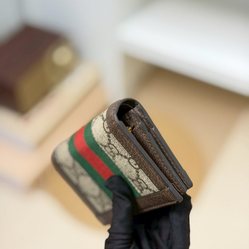 🏷️Gucci 古馳．Ophidia 對開短夾/客人寄賣-11