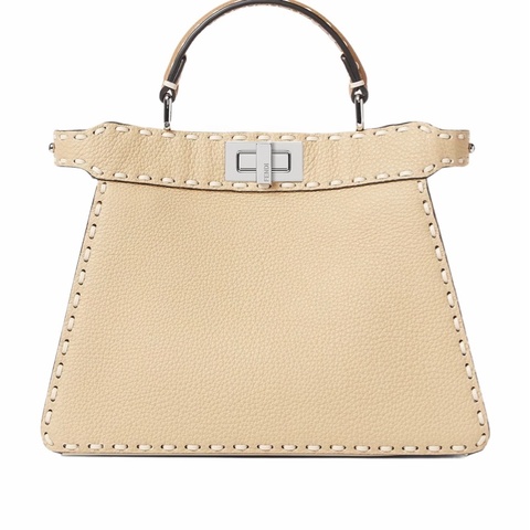 Fendi 女士 Peekaboo ISeeU 小號手提包均碼碼小號、27cm*11cm*21cm