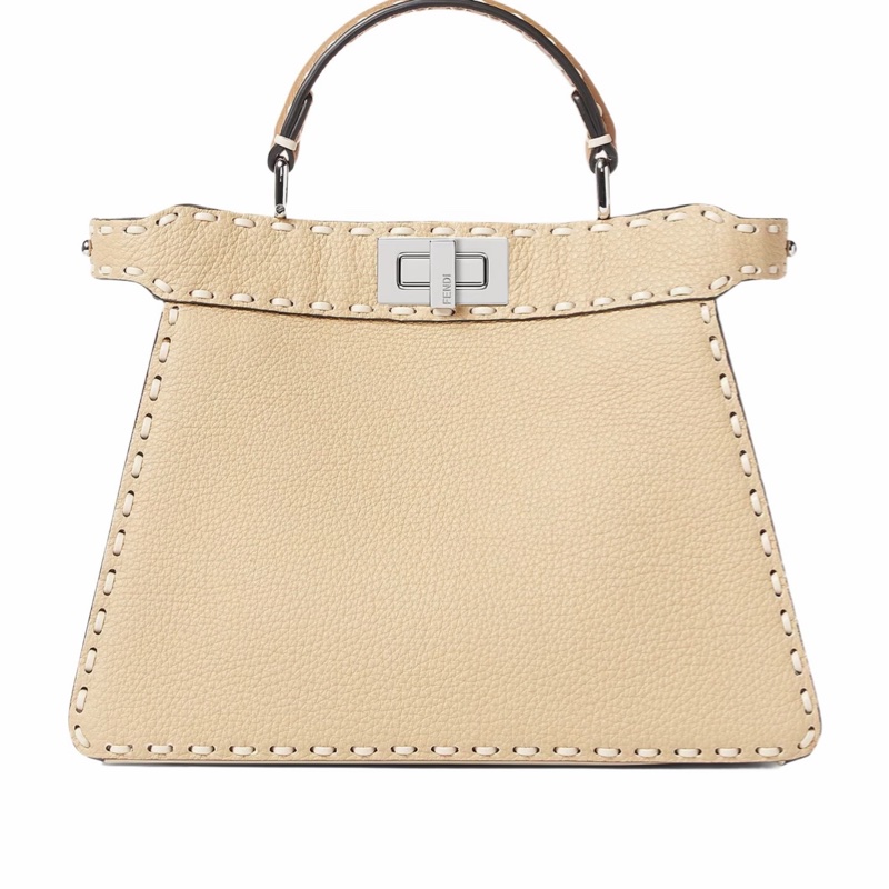 Fendi 女士 Peekaboo ISeeU 小號手提包均碼碼小號、27cm*11cm*21cm-0