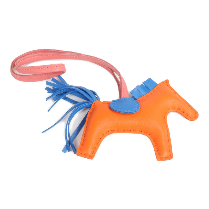 HERMES Milo皮革Rodeo PM掛飾-1