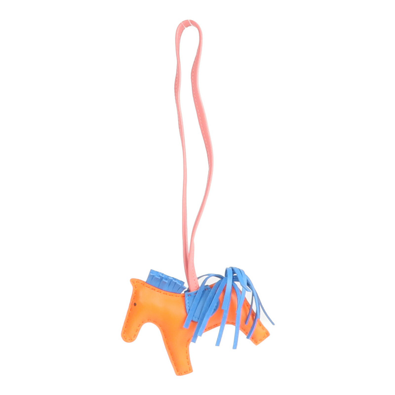 HERMES Milo皮革Rodeo PM掛飾-6