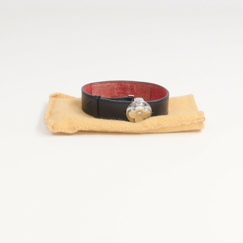 LOUIS VUITTON Monogram Matte Vous Good Luck Bracelet銀扣手帶-11