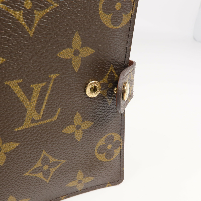 LOUIS VUITTON Monogram Notebook金扣記事簿-7