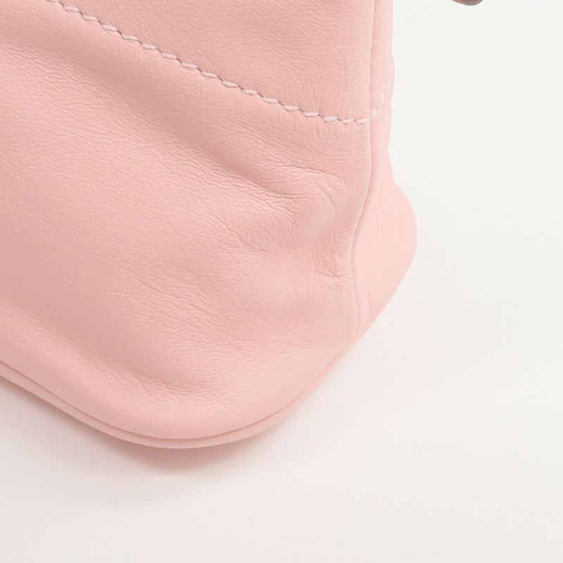 HERMES Swift皮革Touboyu PM銀扣手拿包-10