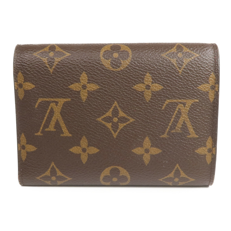 LOUIS VUITTON Monogram Flower Lock金扣錢包-1