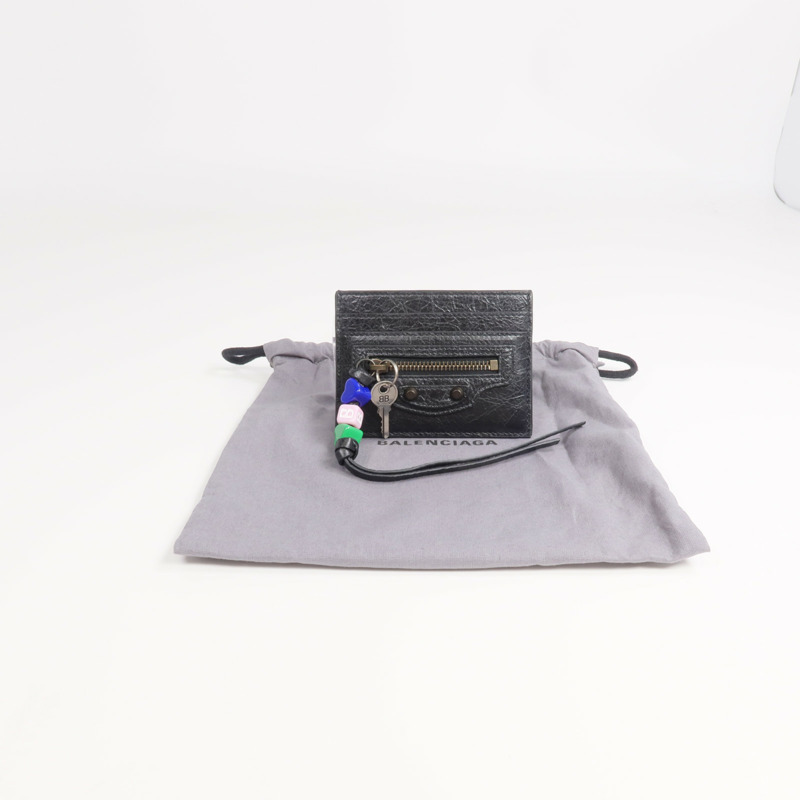 BALENCIAGA 羊皮皮革City Card Holder卡片套-15