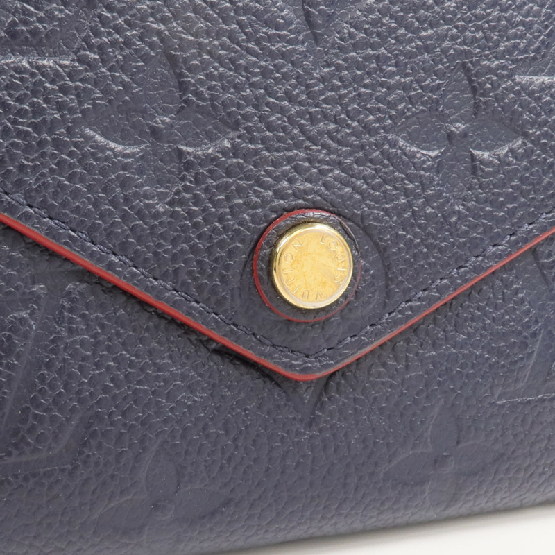 LOUIS VUITTON Monogram Empreinte Victorine金扣錢包-10