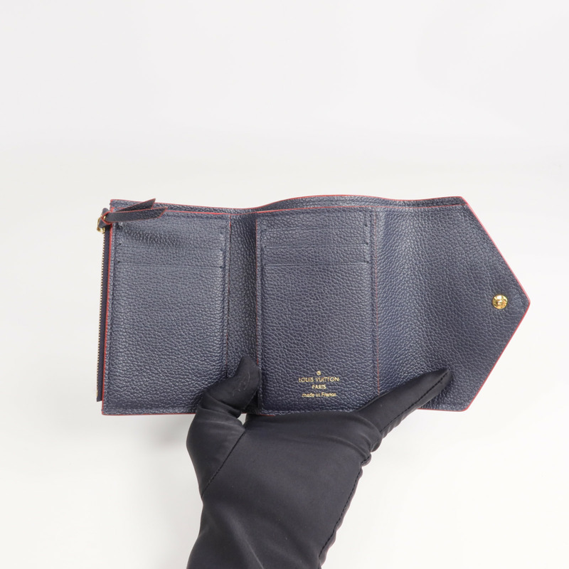 LOUIS VUITTON Monogram Empreinte Victorine金扣錢包-11