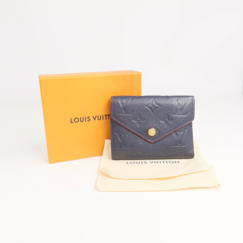 LOUIS VUITTON Monogram Empreinte Victorine金扣錢包-17