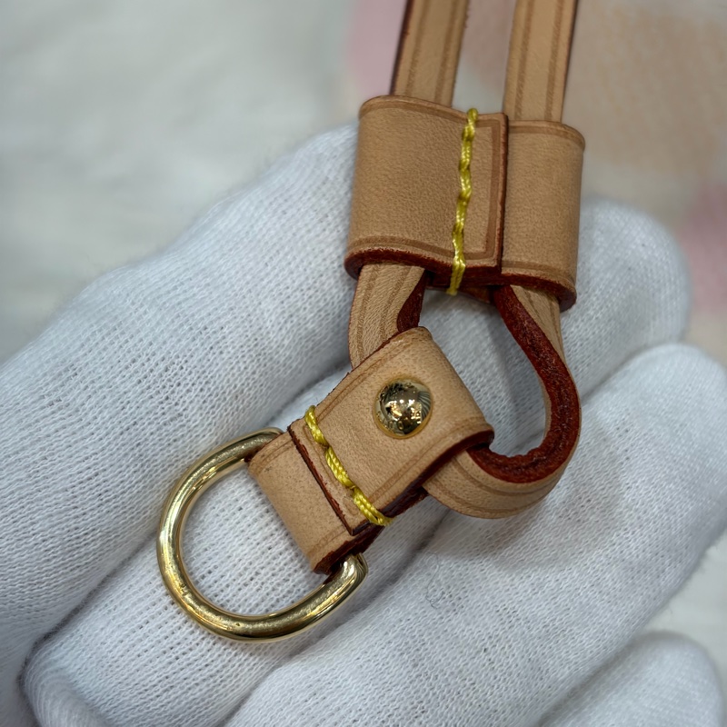 LV N40668 Neverfull MM 白色格紋 托特購物包 肩背包-13