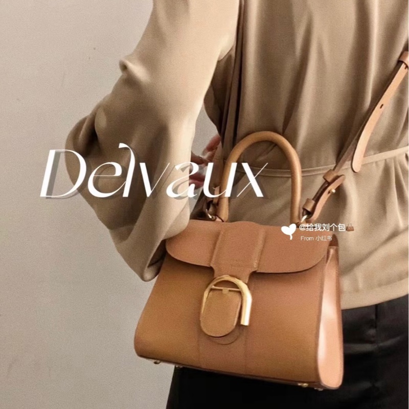 ✨Delvaux 德爾沃 Brillant mini 金棕 99新有膜  老錢的最愛🍁-1
