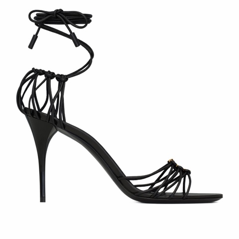 Saint Laurent 女士 BABYLON 高跟涼鞋34 34.5 35 35.5 36 36.5 37 37.5 38 38.5 39 39.5 40 40.5 41 41.5 42碼跟高: 9cm