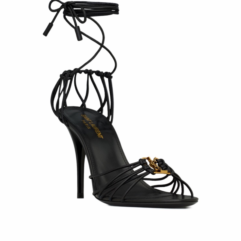 Saint Laurent 女士 BABYLON 高跟涼鞋34 34.5 35 35.5 36 36.5 37 37.5 38 38.5 39 39.5 40 40.5 41 41.5 42碼跟高: 9cm-2