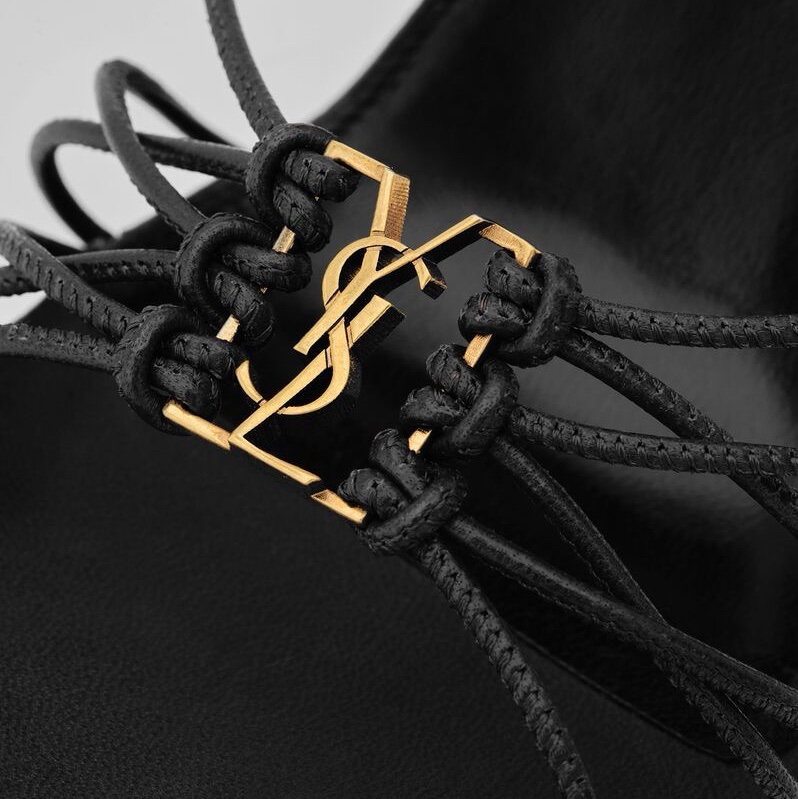 Saint Laurent 女士 BABYLON 高跟涼鞋34 34.5 35 35.5 36 36.5 37 37.5 38 38.5 39 39.5 40 40.5 41 41.5 42碼跟高: 9cm-3