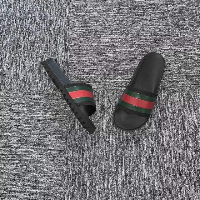 Gucci 男士 條紋飾帶涼拖UK-5 UK-6 UK-7 UK-8 UK-9 UK-10 UK-11 UK-12 UK-13 UK-14碼-4