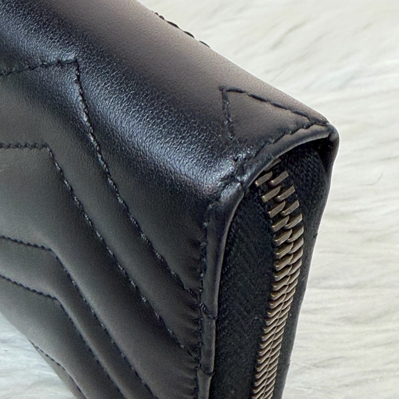 GUCCI 443123 金釦 GG Marmont 拉鍊長夾-8