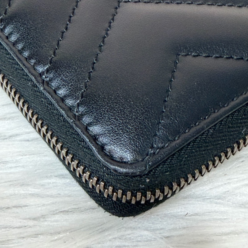 GUCCI 443123 金釦 GG Marmont 拉鍊長夾-12