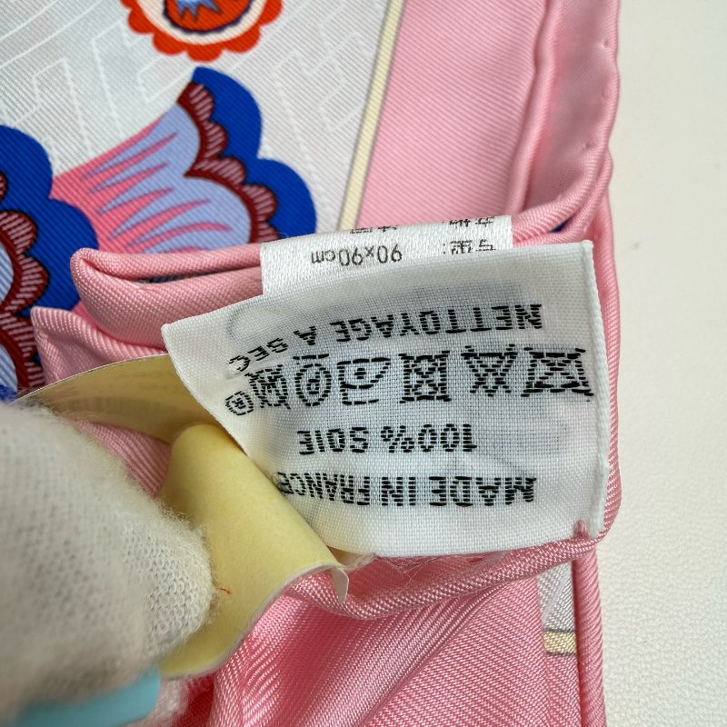 Hermes 愛馬仕 絲巾 90*90cm-13