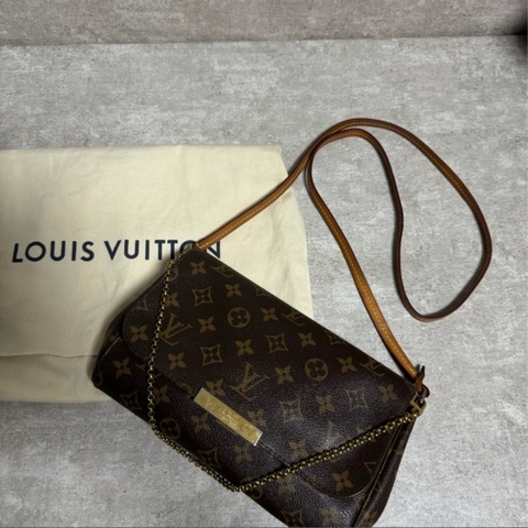 正品 Lv favorite 老花大款M40718 側背包