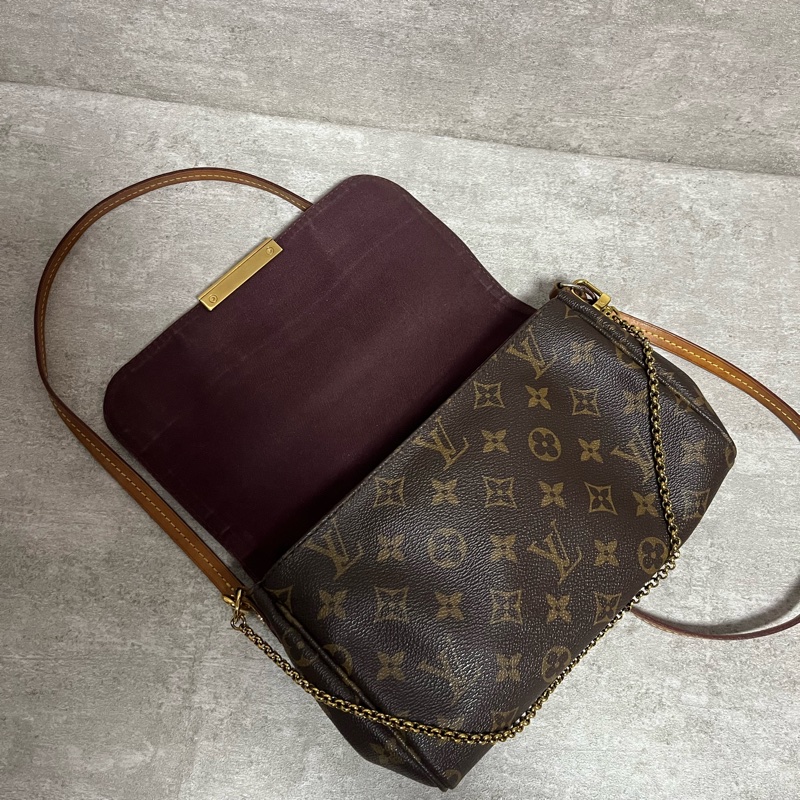 正品 Lv favorite 老花大款M40718 側背包-14