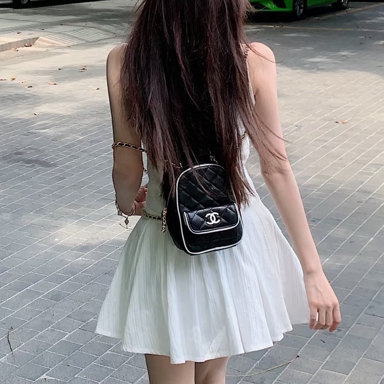 ✨Chanel 25P 黑白熊貓後背包 晶片款🖤-0