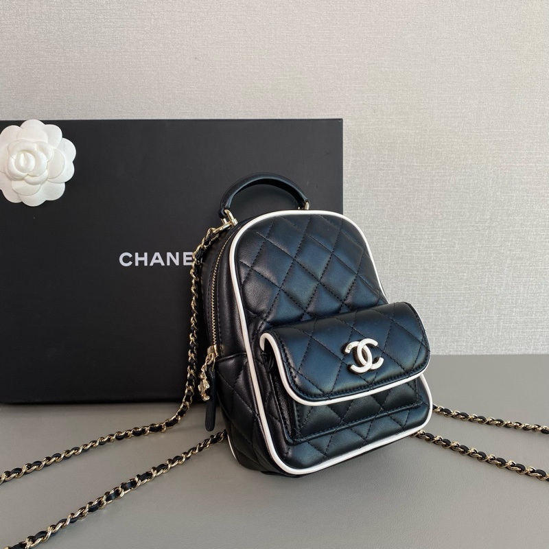 ✨Chanel 25P 黑白熊貓後背包 晶片款🖤-3